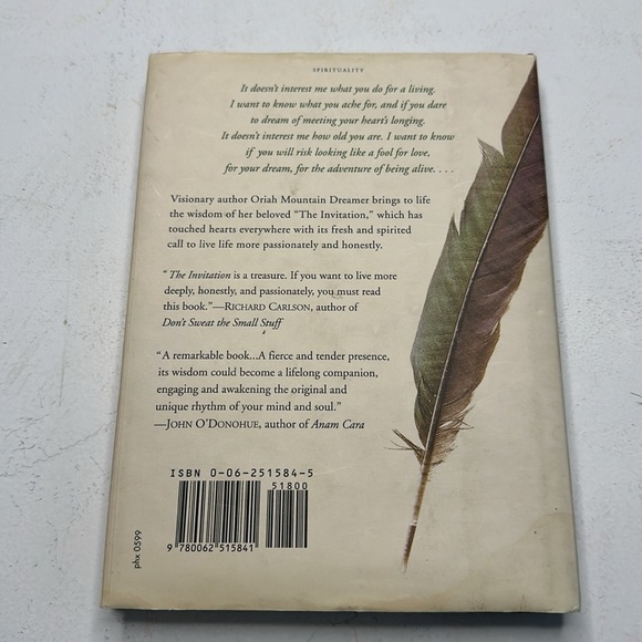 The invitation ORIAH a Mountain dreamer spirituality book - Picture 3 of 9